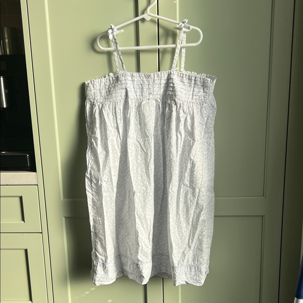 Jacadi Paris Floral Lavender/White Cotton Nightgown. Size 10.